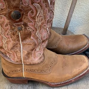 Arena queen tombstone cowgirl boots